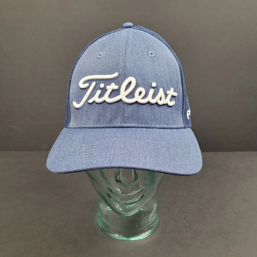 Titleist ProV1 Foot Joy Collaboration Mesh Golf Hat Size Medium/Large Fitted